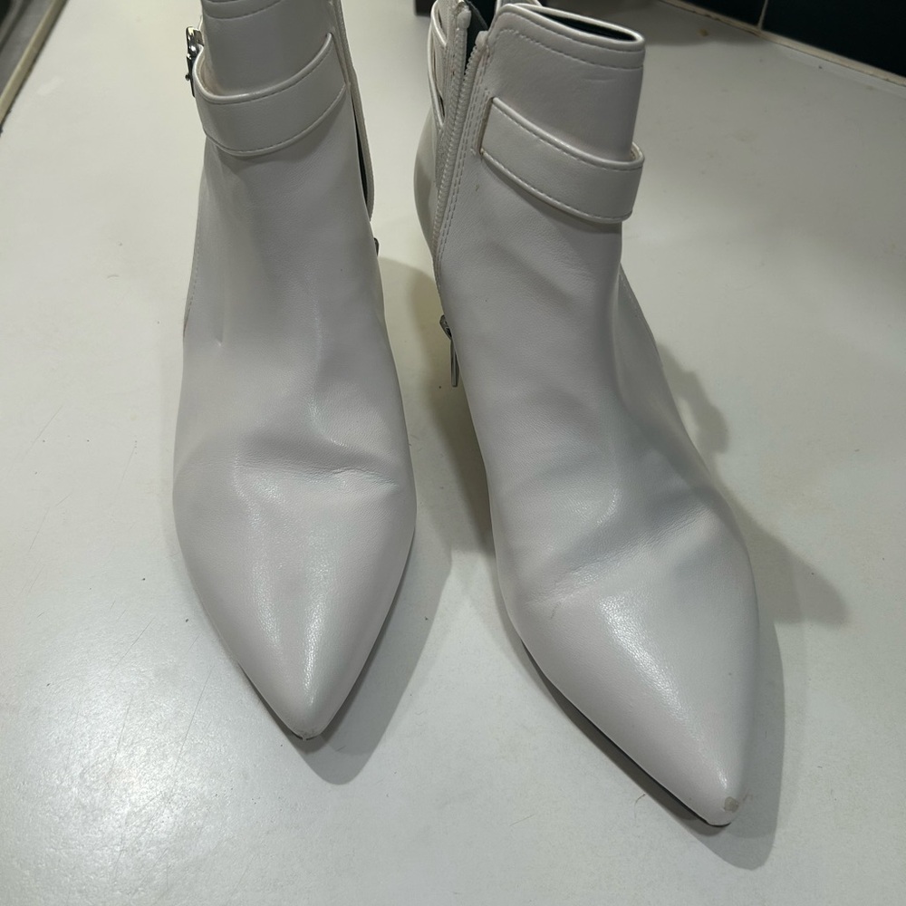 Sam Edelman Circus white Ankle Boots size 7